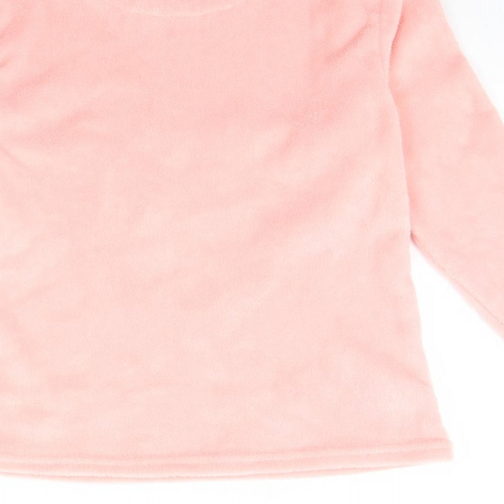 Just Like You Girls Pink Solid Cami Pyjama Top Size 12 Years - Cloud