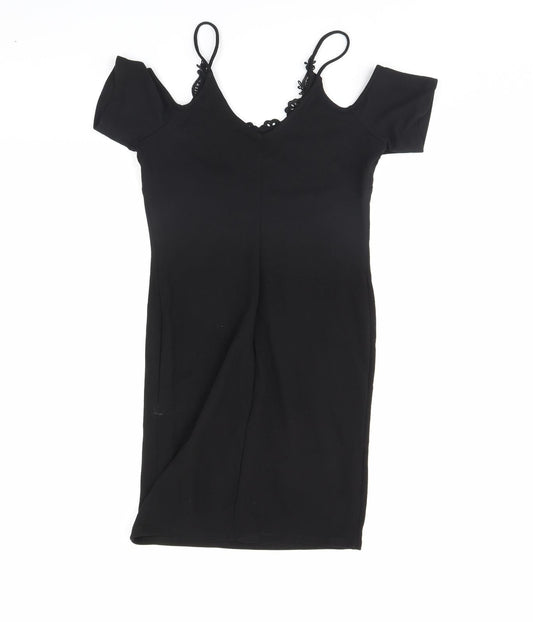Miss Selfridge Womens Black Mini Size 12