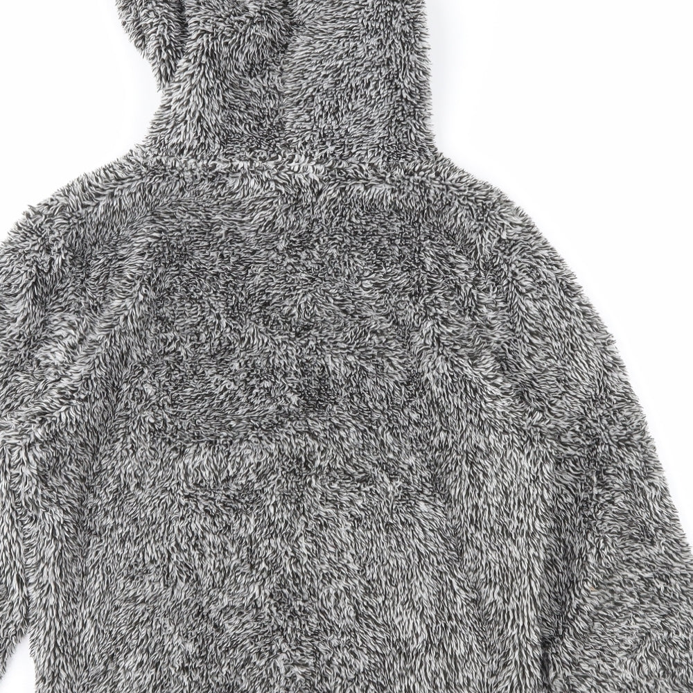 NEXT Girls Grey Pullover Hoodie Size 11 Years