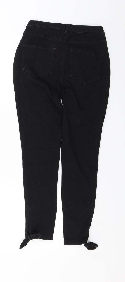 NEXT Womens Black Denim Jegging Jeans Size 8 L24 in