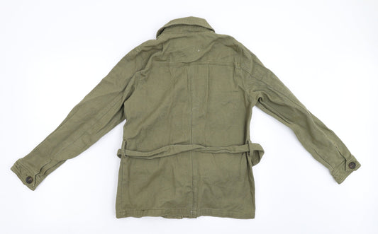 Primark Womens Green Denim Jacket Size XS