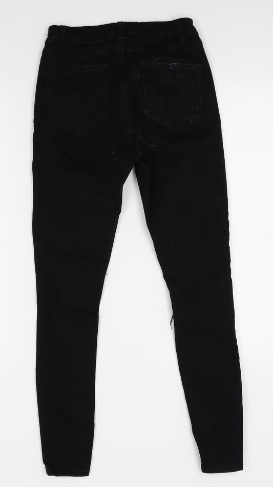 Denim Co Womens Black Skinny Jeans Size 8 L26 in