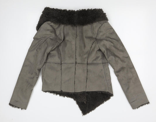 Papaya Womens Beige Jacket Size 12