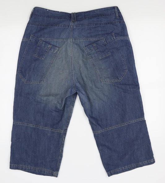 Denim co Womens Blue Straight Jeans Size 34 - 3/4 length