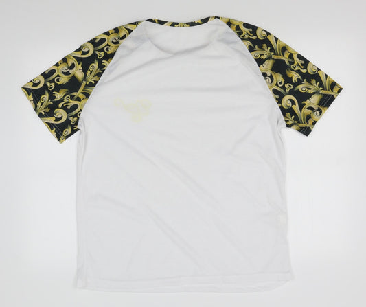 Preworn Mens White T-Shirt Size XL