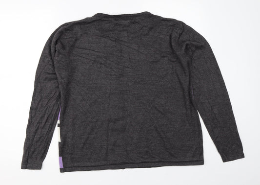 Autonomy Womens Grey Pullover Jumper Size L