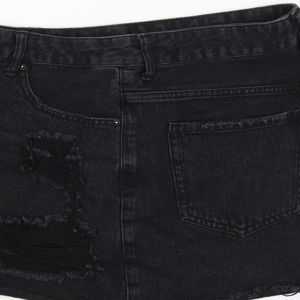 FOREVER 21 Womens Black Mini Skirt Size 28