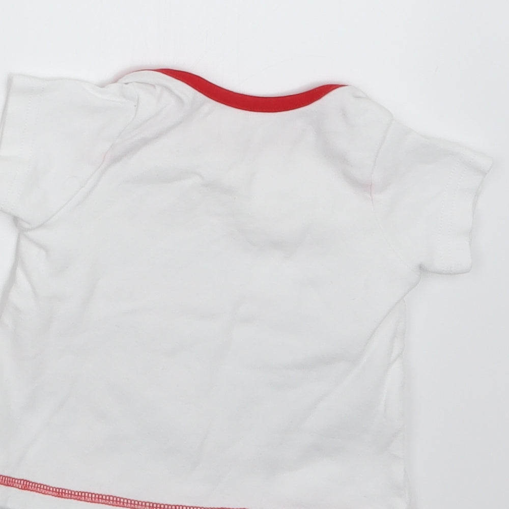 George Girls White Dress Set Outfit/Set Size 6-9 Months