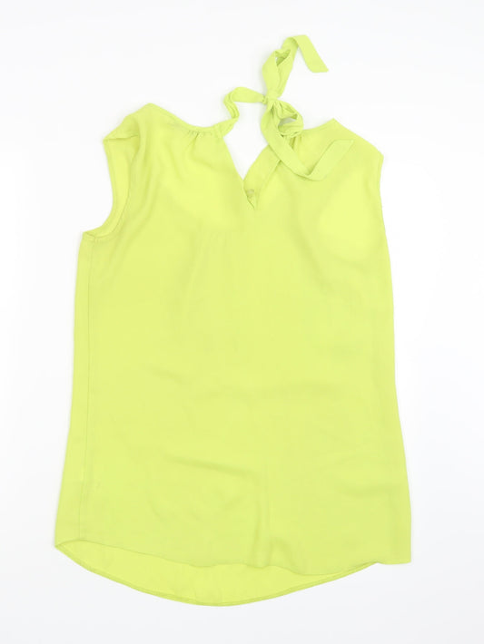 George Womens Green Basic Blouse Size 10