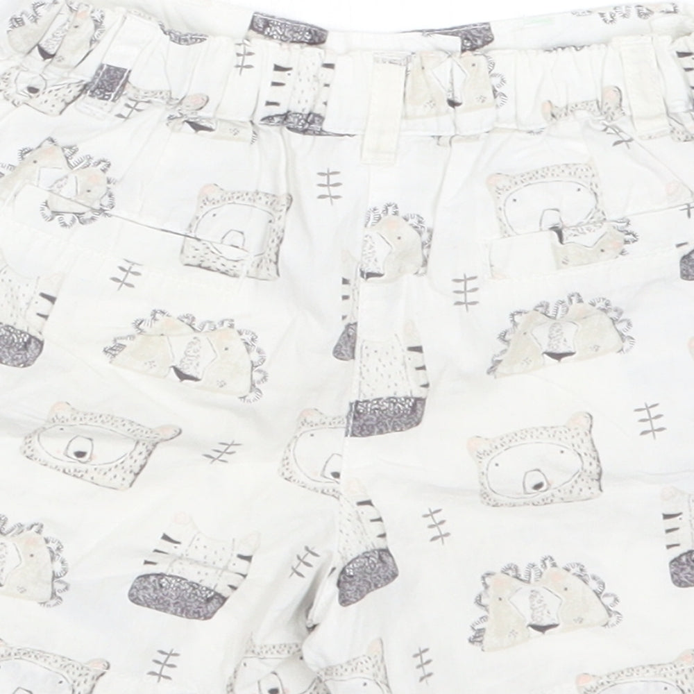 NEXT Girls Geometric Cropped Trousers Size 2-3 Years