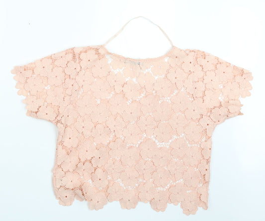 Womens UK Size 14 Atmosphere Pink Basic Blouse