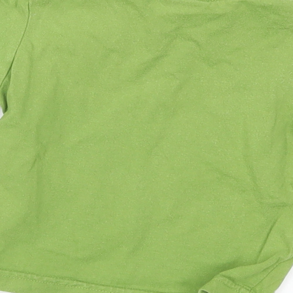 TU Girls Green Basic T-Shirt Size 3-6 Months - Tree Bear