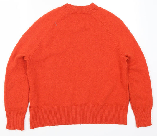 Oasis Womens Red Knit Pullover Jumper Size S