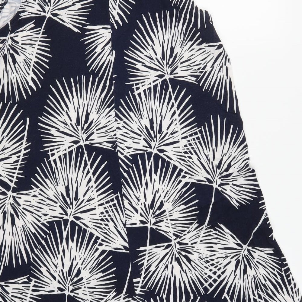 Gap Womens Blue Floral Tank Dress Size M