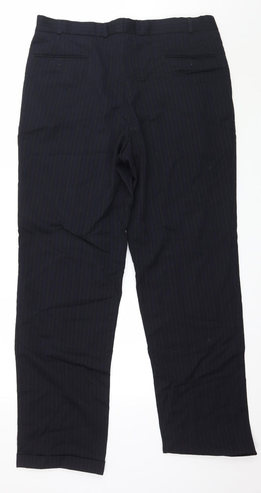 Preworn Mens Blue Trousers Size 38 in L33 in