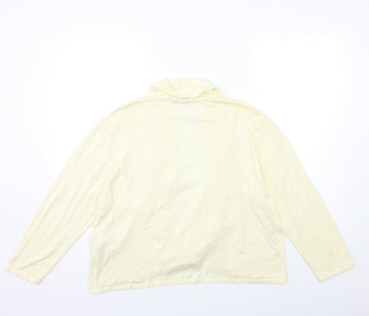Womens UK Size XL Marks and Spencer Beige Cardigan Jumper