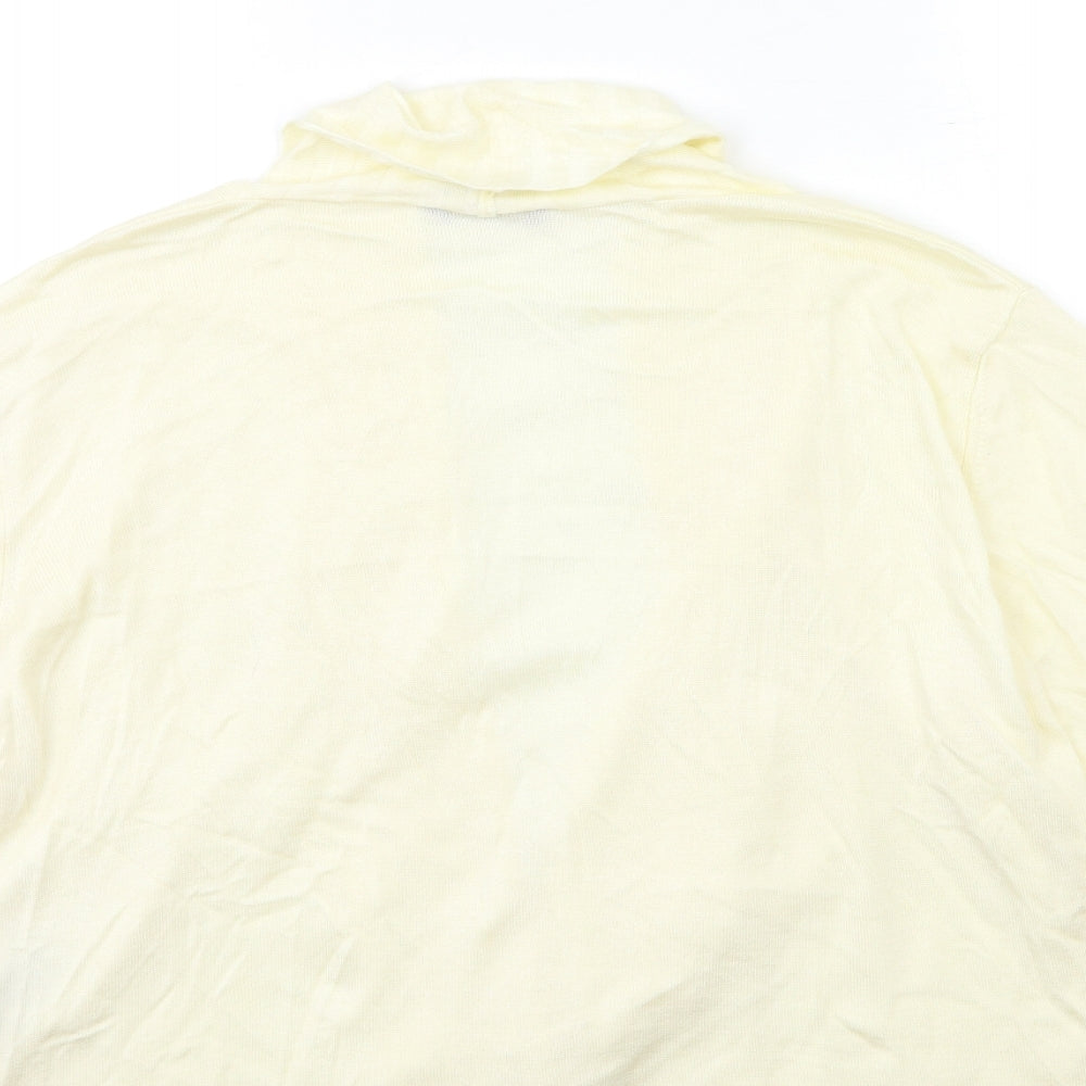 Womens UK Size XL Marks and Spencer Beige Cardigan Jumper