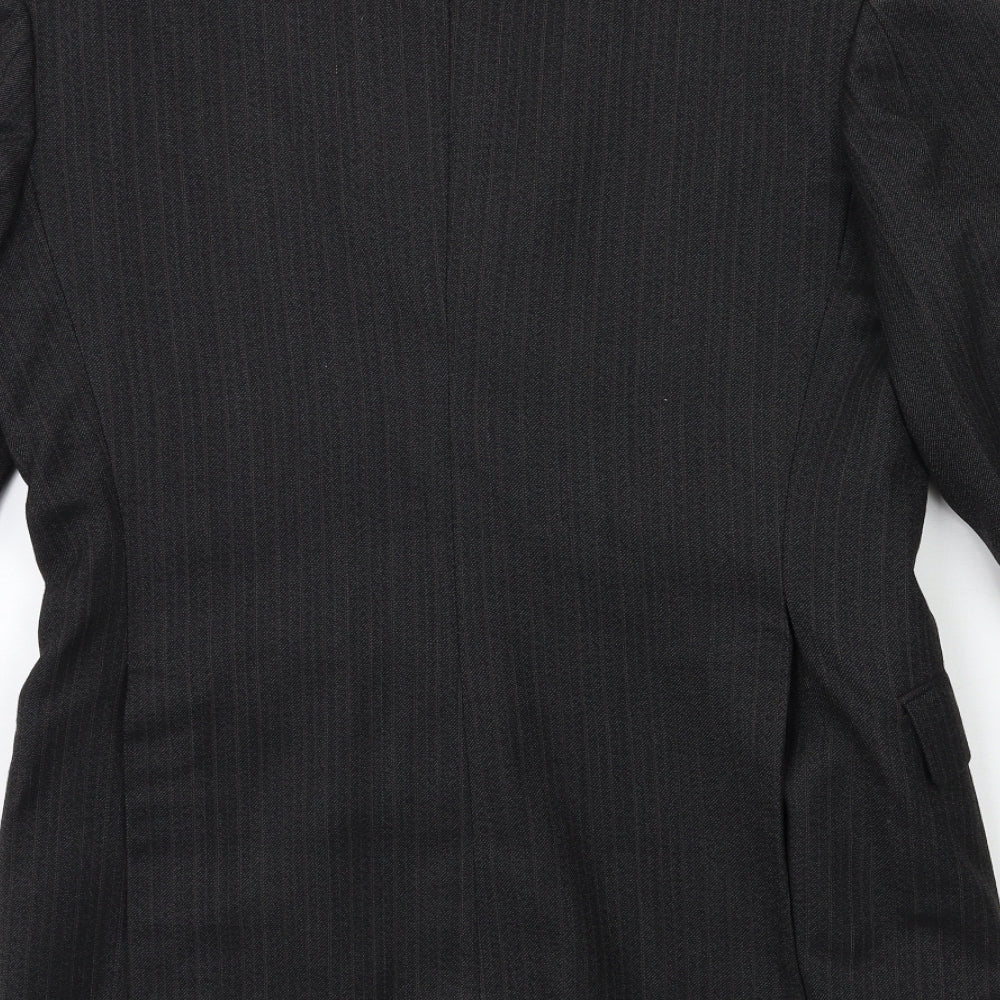 Mens UK Size 38 Preworn Regular Black Suit Jacket