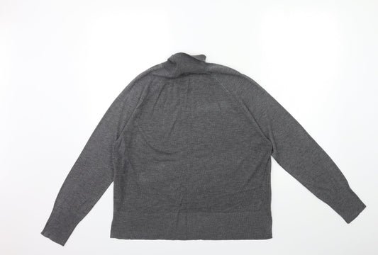 Womens UK Size S Zara Grey Pullover Jumper