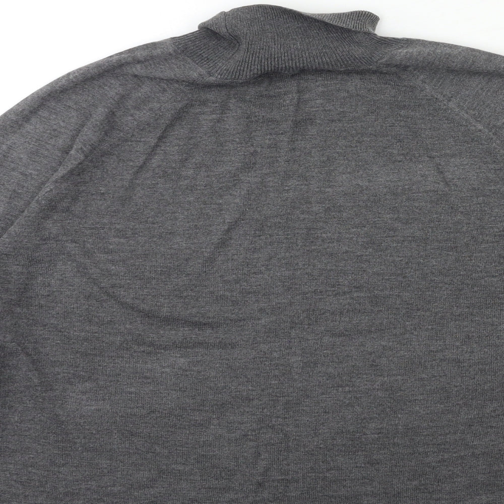 Womens UK Size S Zara Grey Pullover Jumper