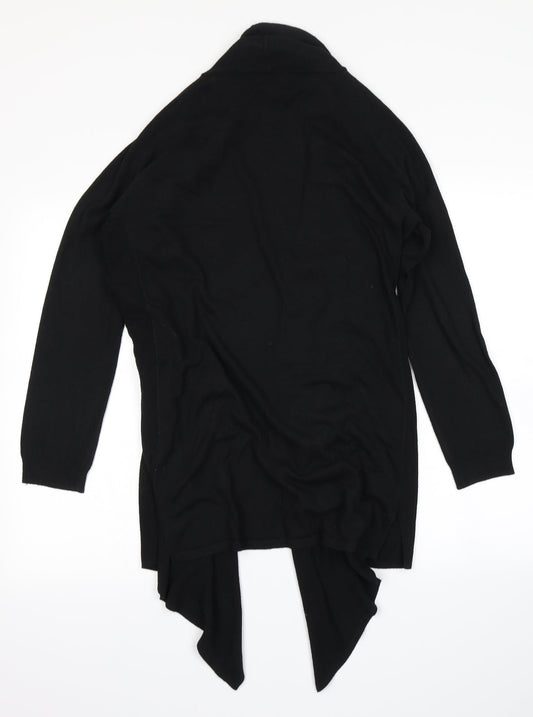 F&F Womens Black Knit Cardigan Jumper Size 10