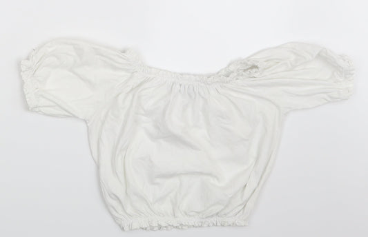 Primark Womens White Basic Blouse Size 4