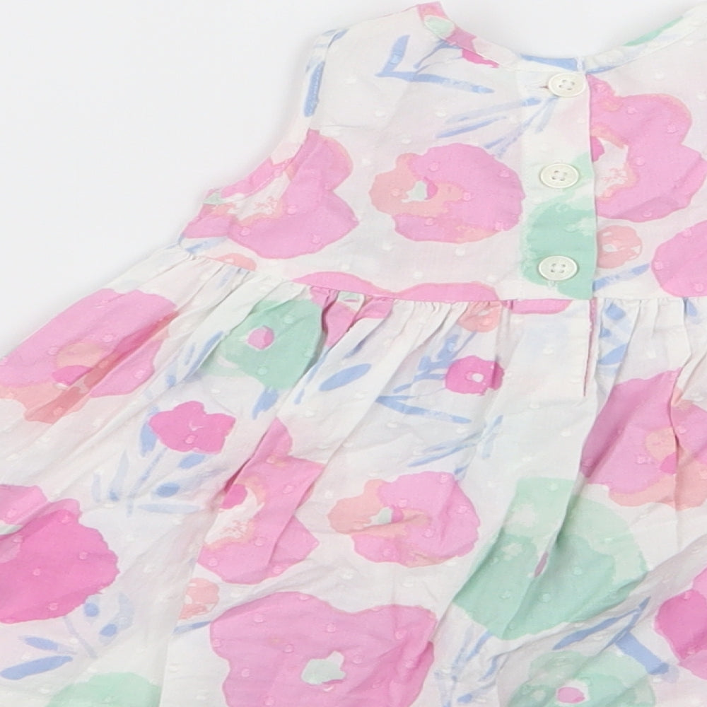 bluezoo Girls Multicoloured Floral Fit & Flare Size 3-6 Months