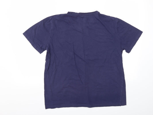 TU Womens Blue Basic T-Shirt Size M