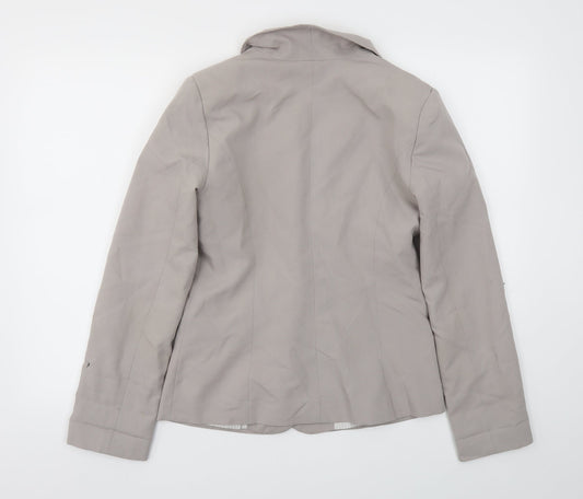 Primark Womens Grey   Jacket Blazer Size 10