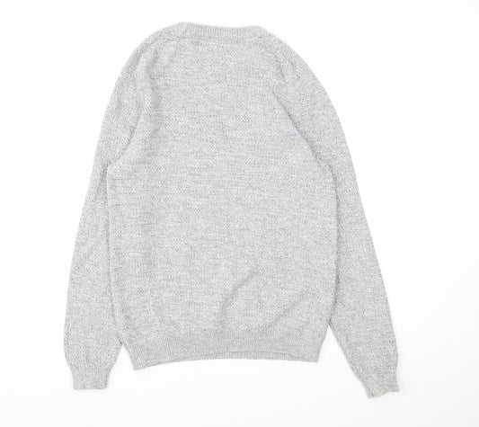 George Mens Grey Pullover Sweatshirt Size S