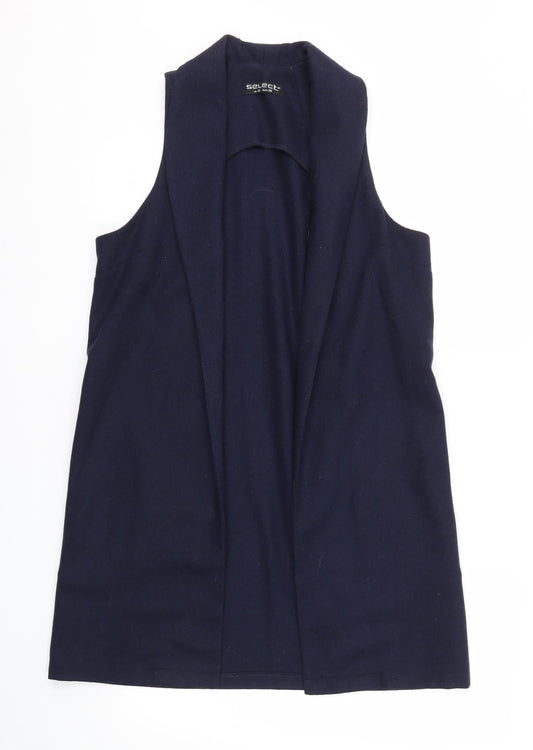 Womens UK Size 10 Select Blue Overcoat