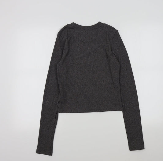 Womens UK Size S H&M Grey Pullover Jumper