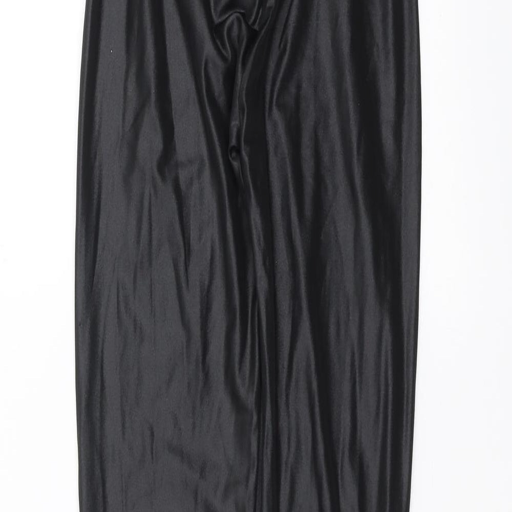 Womens UK Size S Preworn Carrot Black Leggings