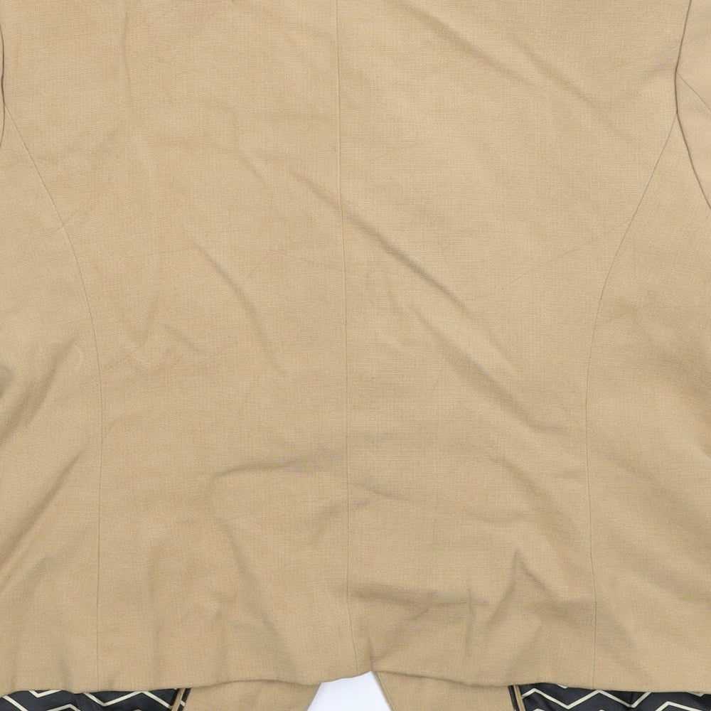 Womens UK Size 12 Marks and Spencer Regular Beige Suit Jacket