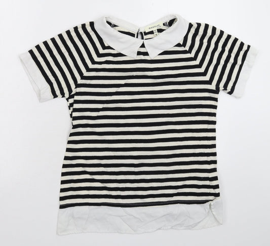 Womens UK Size M Monteau Multicoloured Basic Polo
