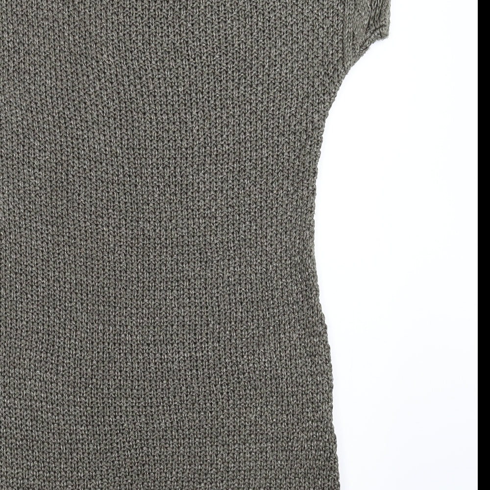 NEXT Womens Green Knit Jumper Dress Size 12