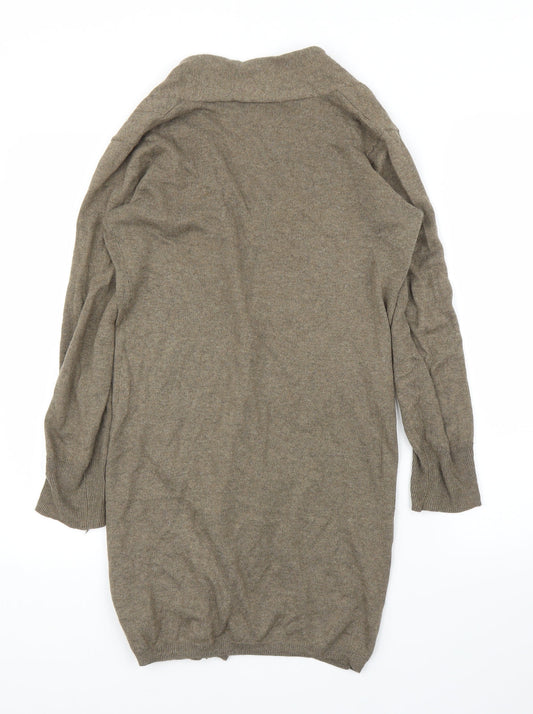 Womens UK Size 8 New Look Brown Cardigan Jumper