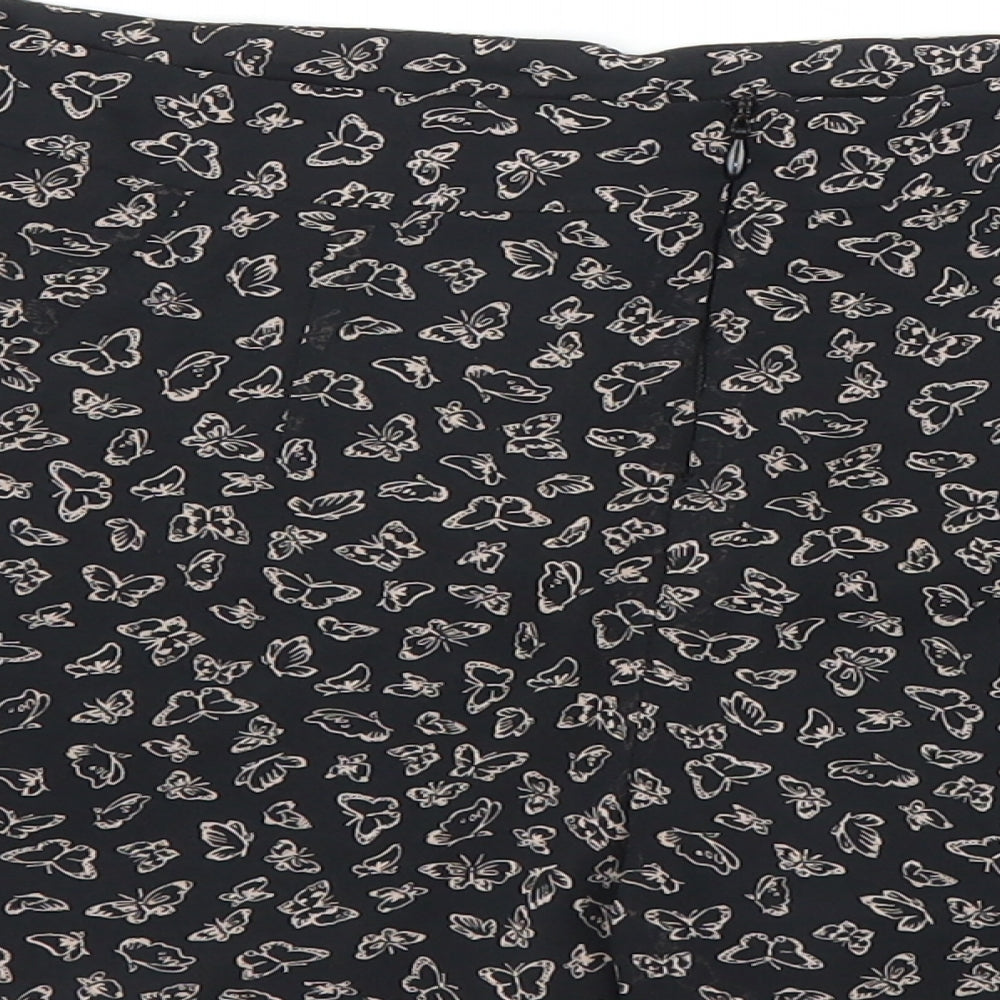 Primark Womens Black Cut-Off Shorts Size 8