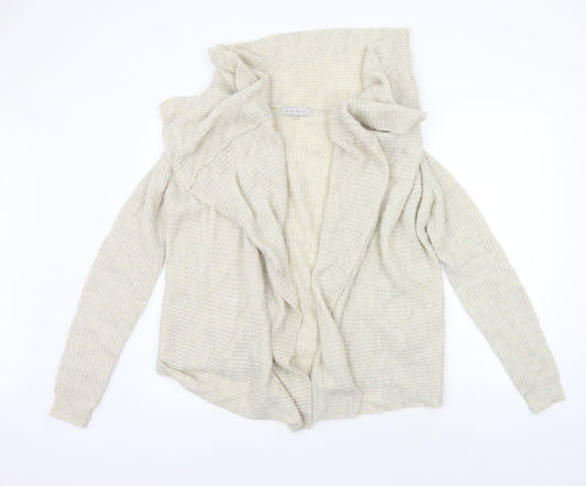 Nutmeg Womens Beige Cardigan Jumper Size 12
