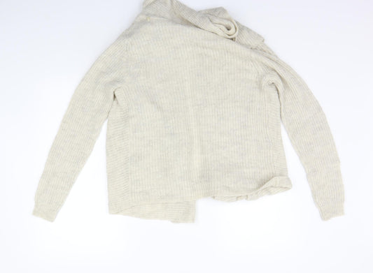 Nutmeg Womens Beige   Cardigan Jumper Size 12