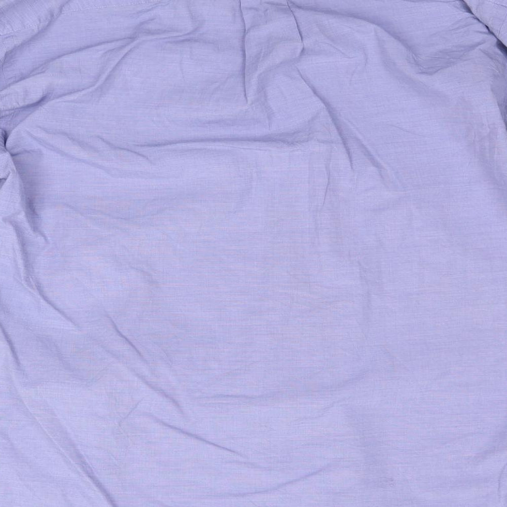 AUTIN REED Mens Blue Button-Up Size M