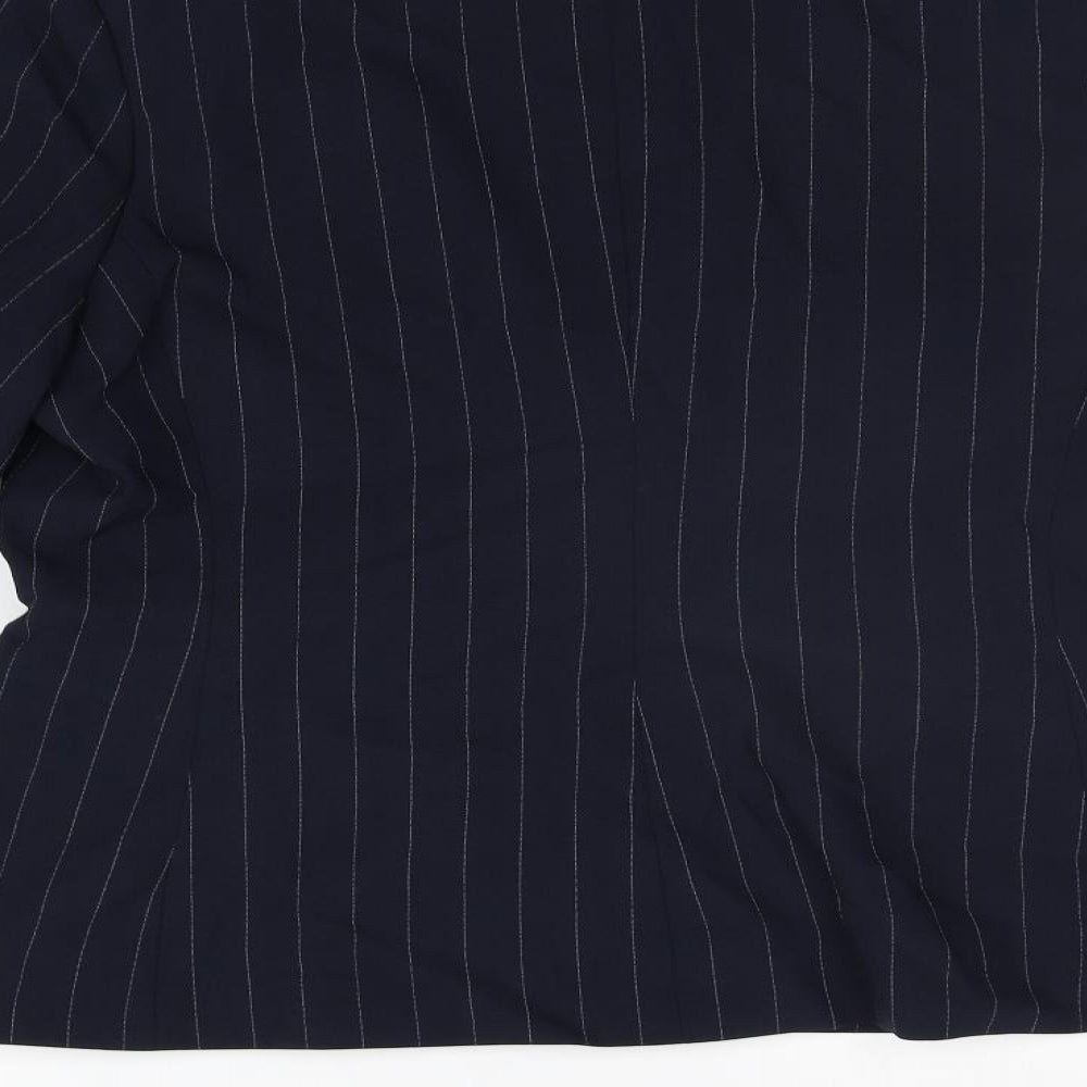 Marks and Spencer Womens Blue Jacket Suit Size 16