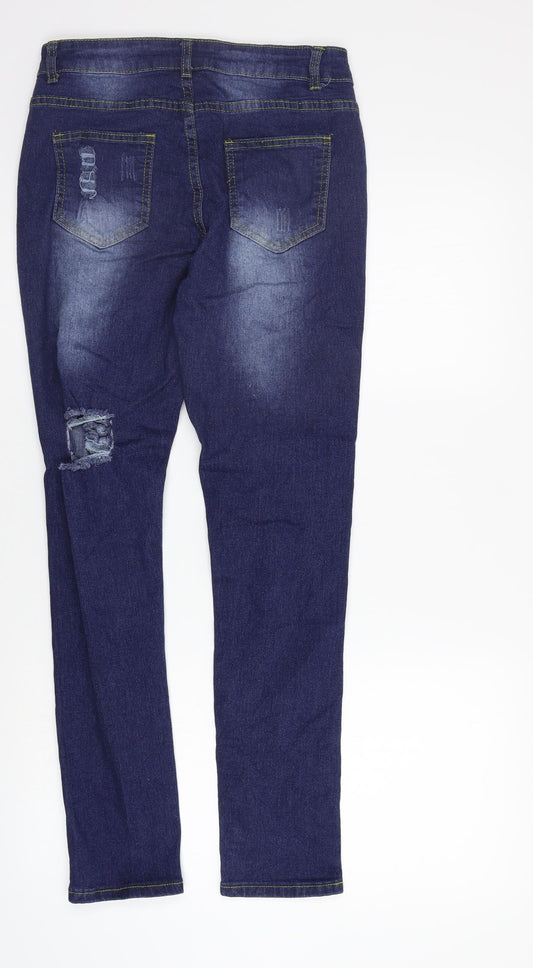 SheIn Womens Blue   Straight Jeans Size 26 in L26 in