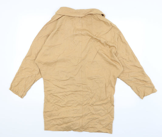 Back view of FOREVER 21 women’s yellow jacket, size M
