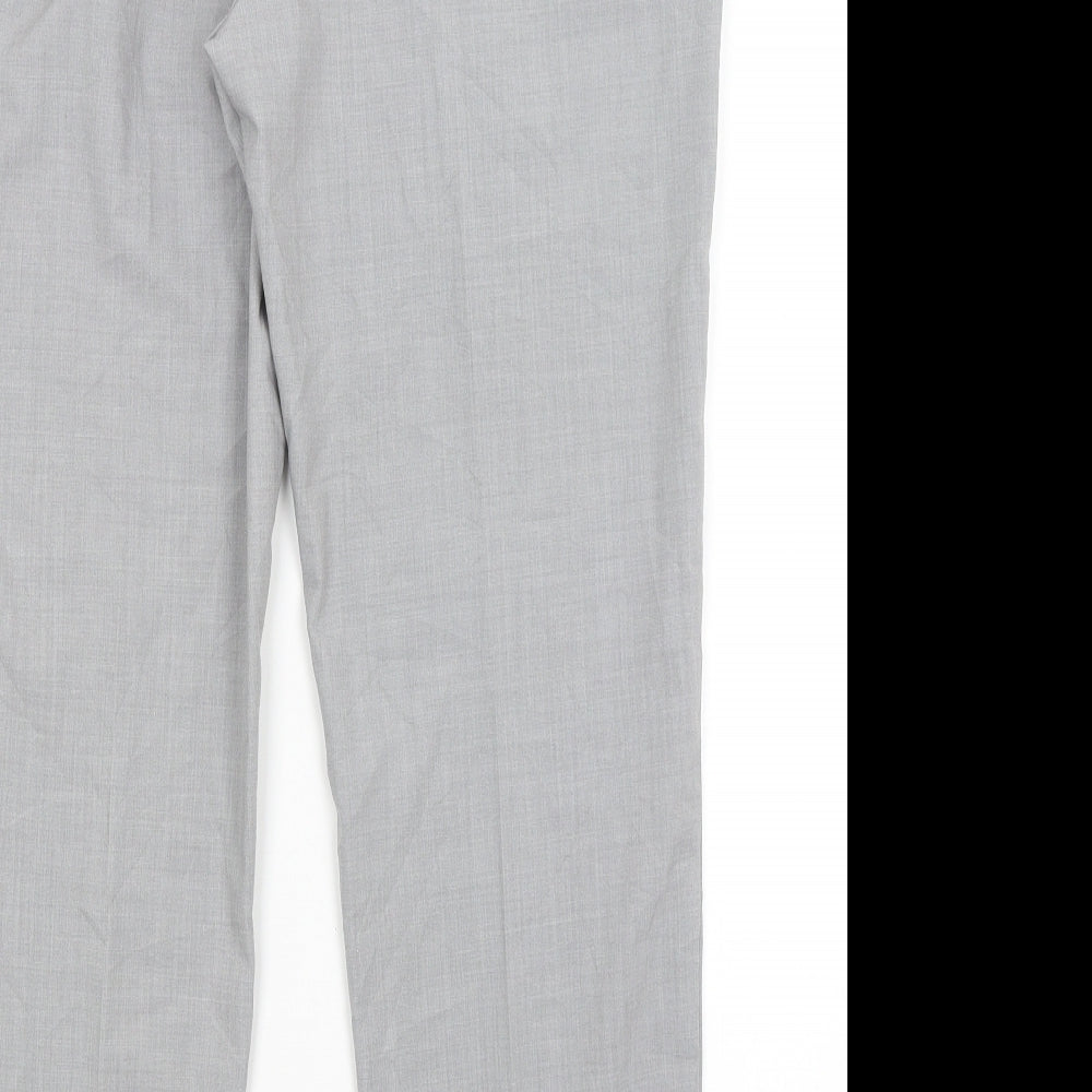 Camaieu Womens Grey Dress Pants Trousers Size 16 L28 in