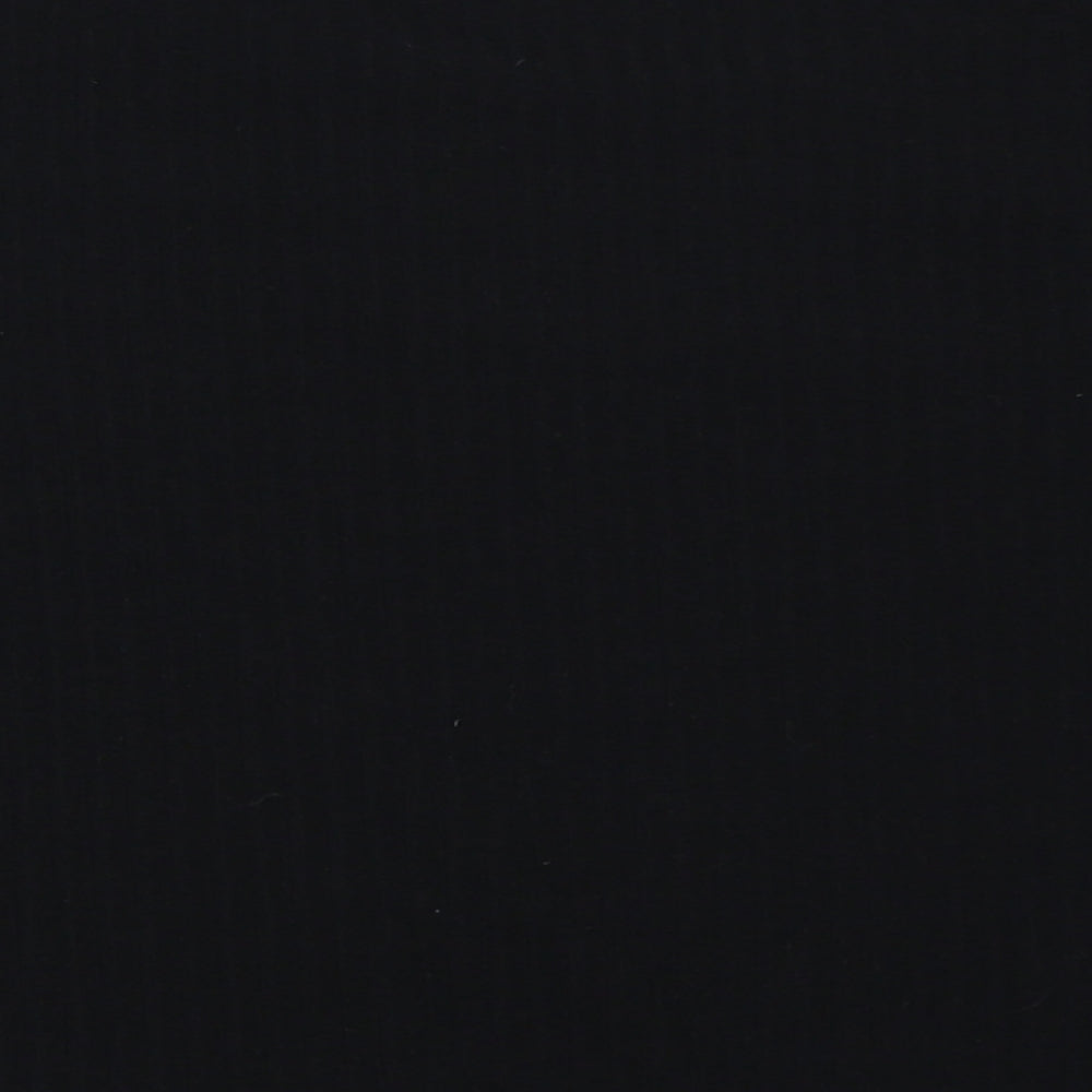 Boohoo Womens Black Basic T-Shirt Size 14