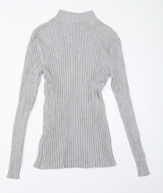 Avenue Womens Grey Pullover Jumper Size 8