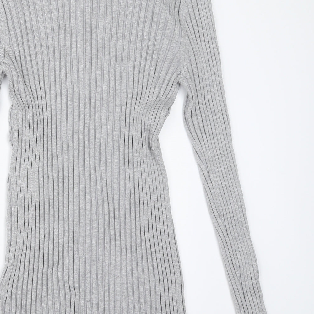 Avenue Womens Grey Pullover Jumper Size 8