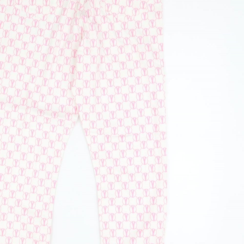 ASOS Womens White Geometric Denim Skinny Jeans Size 34 in L32 in