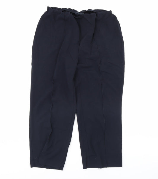Womens UK Size 16 isle Regular Fit Blue Trousers
